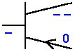 Potentialverteilung eines PNP-Transistors